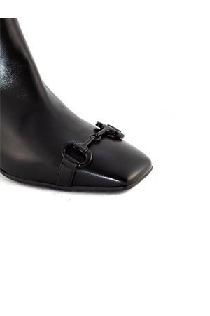 Black leather ankle boots MARA BINI | T243NERO